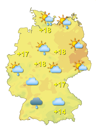 Wetter in Deutschland Mittwoch 10.6.