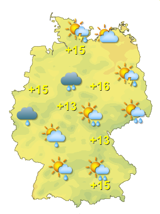 Wetter in Deutschland Donnerstag 11.6.