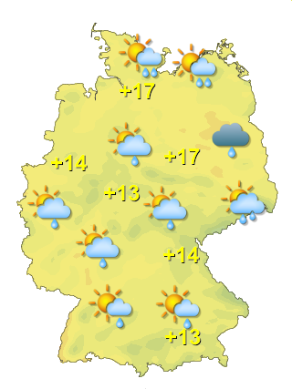 Wetter in Deutschland Donnerstag 11.6.