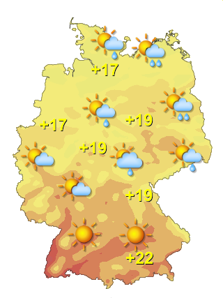 Wetter in Deutschland Samstag 13.6.