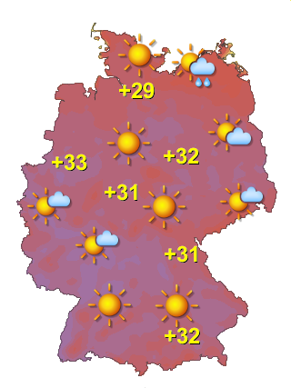 Wetter in Deutschland Freitag 19.6.