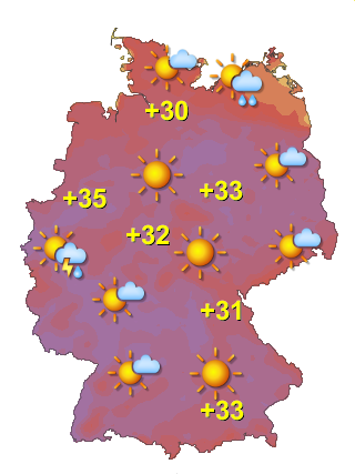 Wetter in Deutschland Freitag 19.6.