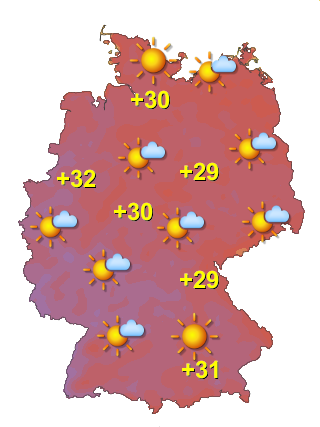 Wetter in Deutschland Mittwoch 24.6.