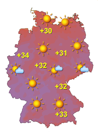 Wetter in Deutschland Donnerstag 25.6.