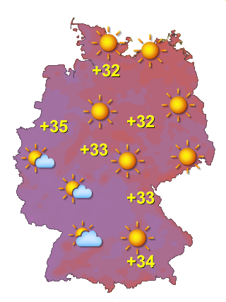 Wetter in Deutschland Freitag 26.6.