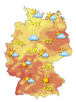Wetter in Deutschland Freitag 3.7.