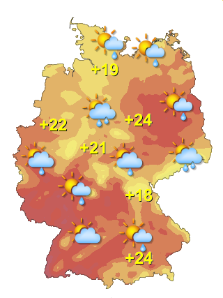 Wetter in Deutschland Sonntag 5.7.