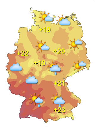 Wetter in Deutschland Mittwoch 8.7.