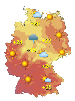 Wetter in Deutschland Donnerstag 9.7.