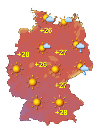 Wetter in Deutschland Samstag 11.7.