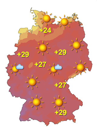 Wetter in Deutschland Sonntag 12.7.