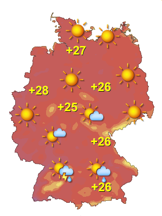 Wetter in Deutschland Mittwoch 15.7.