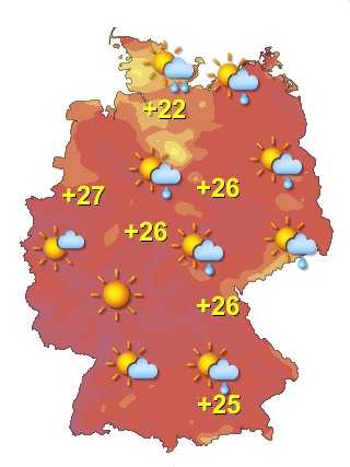 Wetter in Deutschland Donnerstag 16.7.