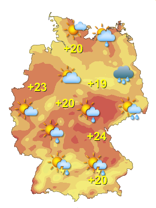 Wetter in Deutschland Samstag 18.7.