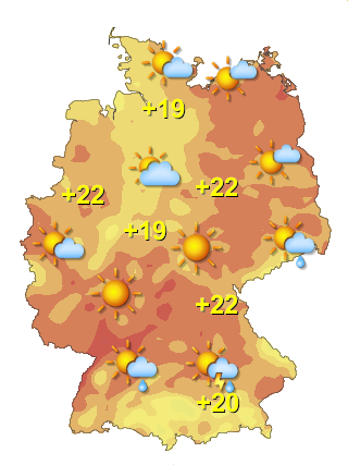 Wetter in Deutschland Samstag 18.7.