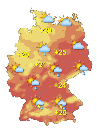 Wetter in Deutschland Samstag 18.7.