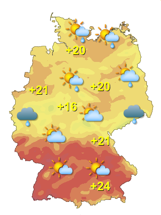 Wetter in Deutschland Mittwoch 22.7.