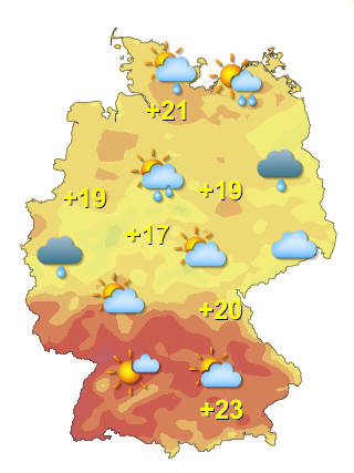 Wetter in Deutschland Mittwoch 22.7.