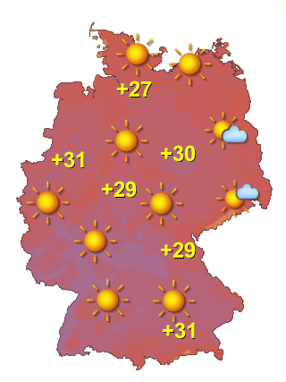 Wetter in Deutschland Mittwoch 29.7.