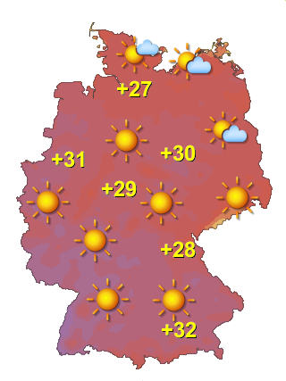 Wetter in Deutschland Mittwoch 29.7.