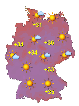Wetter in Deutschland Donnerstag 30.7.