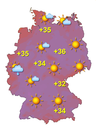 Wetter in Deutschland Donnerstag 30.7.