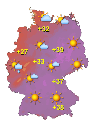 Wetter in Deutschland Freitag 31.7.