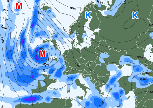 Ilmanpaine ja sade Ilmanpaine ja sade