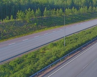 Tie 7 Loviisa Markkinamäki, puomi, länsi