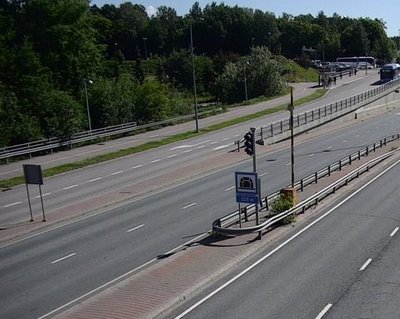 Tie 100 Helsinki Hakamäentie, Kivihaan tunneli, länsi