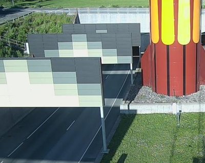 Tie 12 Tampere, Rantatunnelin puomi, länsi