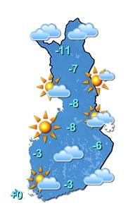 Sääkartta 4-6 vrk Linna, Saarijärvi 