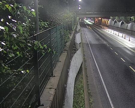 Tie 102 Espoo Hiidenkallion tunneli, suuaukko pohj.