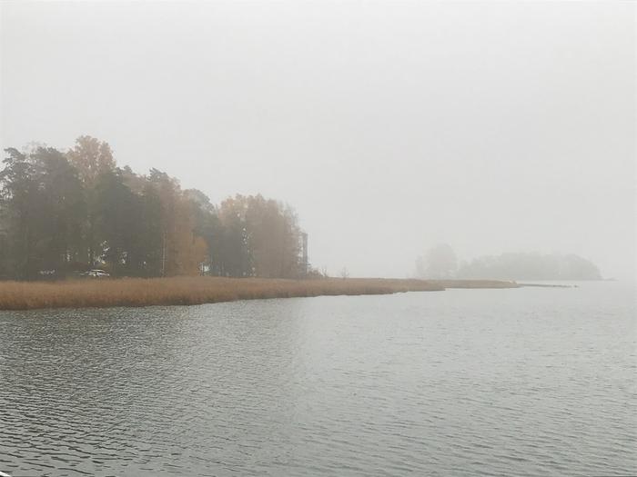 Grey skies in Finland.