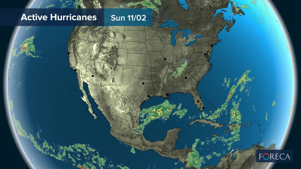Active hurricanes